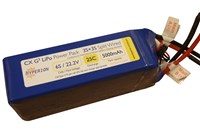 6s 5000mAh - 25C - Hyperion G3 CX Split Wired