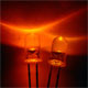 RCL-5290-A Leds 5mm with holder 2pcs - Amber