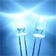 RC-Lights LED 5mmwith holder 2pcs - White Flash