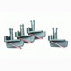 N80106 Styrepinne 4stk med fj�r