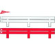 N10201 Gjerde - 6 R�de 6 Hvite