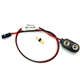 RC-Lights Str�mkilde - Tilkobling for 9V batteri