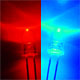 RCL-5281-RB Leds 3mm 2pcs - Red/Blue flash