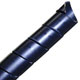 FG-6566 Spiral hose black 1m, 1pce.
