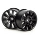 HPI-3771 10 Spoke Motor Sport Wheel 26mm Black