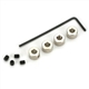 DB139 Dura-Collars 1/8in (QTY/PKG: 4 ) 3,2mm ID