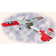 Hyperion Cessna O-1 Bird Dog, White/Red - 25e