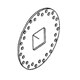 FG-8458 Standard Rotor Brake Disc front