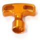 Billet Pull Handle - Orange