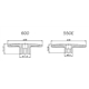 H60005AAT Metal Head Stopper Black 550E/600
