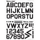 Decal Zone: CO-002 Alphabet - 440x300mm 2ark