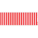 Decal Zone: CO-018 Red Stripes - 600x205mm
