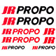 Decal Zone: JR Logos - 215x170mm