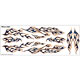 Decal Zone: PA-015 Fire Flame - 600x225mm