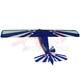 Pilot-RC Decathlon 32% :: 04 Blue/Red CF 