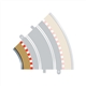 SX-C8225 Radius 2 inner boarders - 4pcs