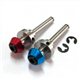SpotOn Stainless Axle Shaft (4x21mm) BLUE - 2x