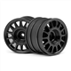 HPI-107970 WR8 Rally Off-Road Wheel Black