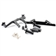 TRX-1914X Body mount, front & rear (black)/ body 