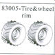 83005 Tire and wheel rim