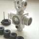HTPV0338 Alum. 30/50 V1/V2 Main Rotor Hub Set