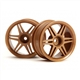 HPI-3804 12-Spoke Corsa Wheel 26mm Gold