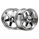 HPI-3842 TE37 Wheel 26mm Chrome