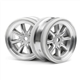 HPI-3933 MX60 8 Spoke Wheel Matte Chrome
