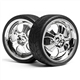 HPI-4721 Mounted Super Low Tread Tire - 4 stk