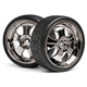 HPI-4722 Mounted Super Low Tread Tire - 4 stk