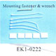 E-000204 / EK1-0222 Allen Key & fastener