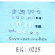 E-000210 / EK1-0225 Screws/nuts/washers
