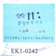 E-000227 / EK1-0242 Screws/nuts/washers - CP2