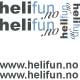 Klistremerke: Helifun logo