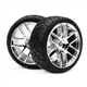HPI-4702 Mounted X-pattern tire 