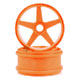 Felg 5-spoke 17mm - Orange - 1 par
