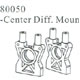 81050 Center Diff. Mount
