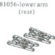 81056 Lower Arm (rear)