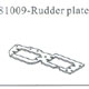 81009 Rudderplate