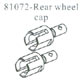 81072 Rear wheel cap