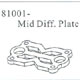 81001 Mid Diff. Plate