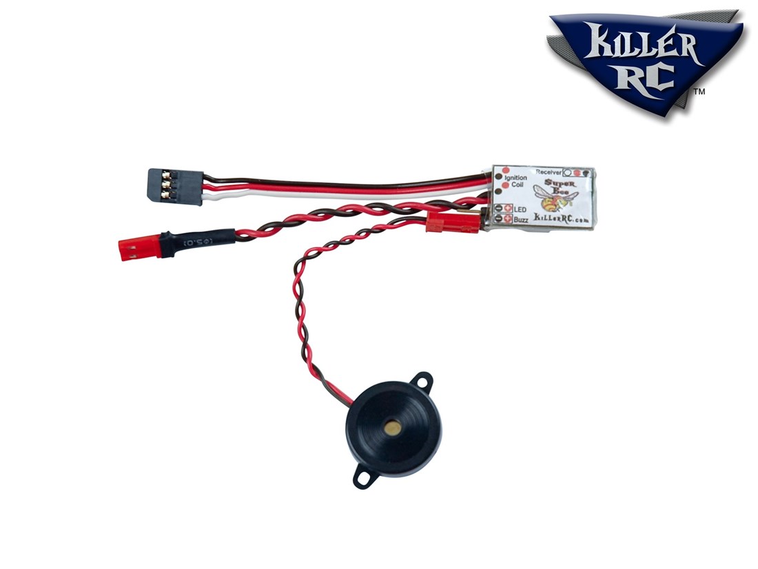 Killer RC Super Bee Failsafe,Killswitch med Led elefun.no Radiostyrt hobby
