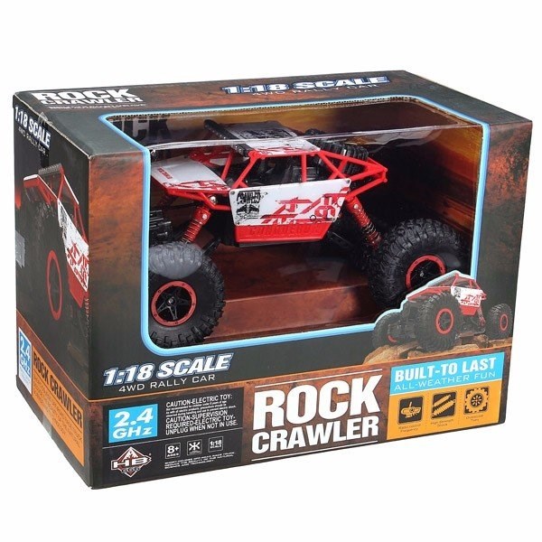 HB Rock Crawler 1:18 Rød - RTR
