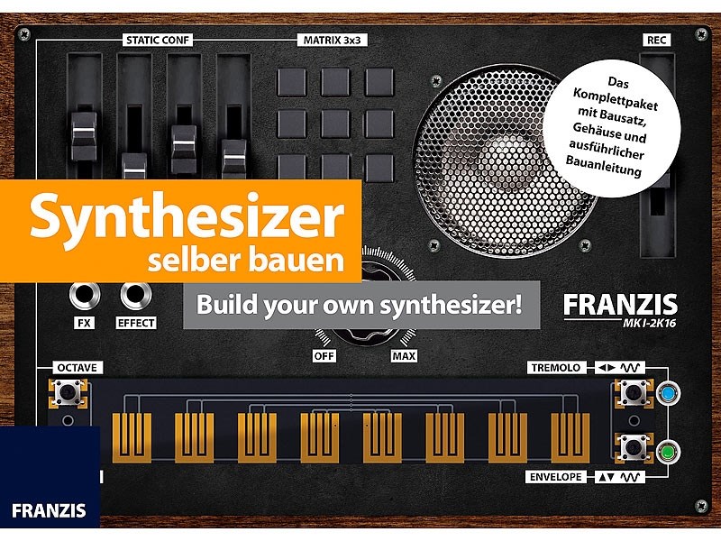 Franzis Synthesizer Kit elefun.no Radiostyrt hobby