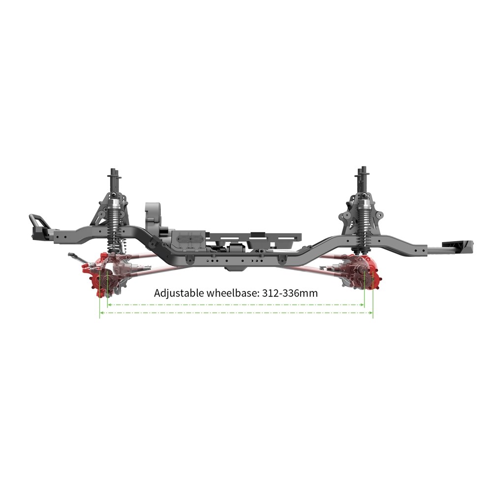 RedCat Gen8 PACK - Chassis Kit - elefun.no - Radiostyrt hobby