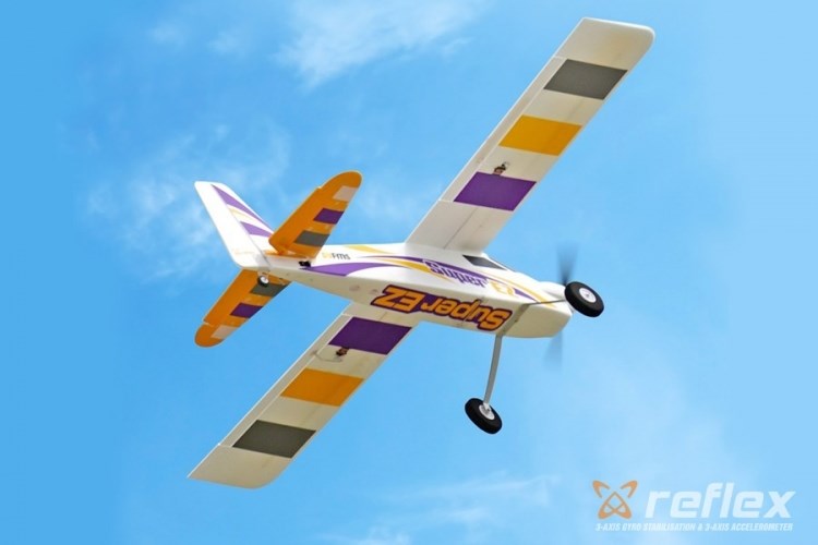 FMS Super EZ V4 1220mm Reflex-Gyro RTF Flottører