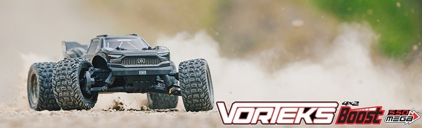ARRMA Vorteks Boost Mega 2WD Gunmetal - Komplett