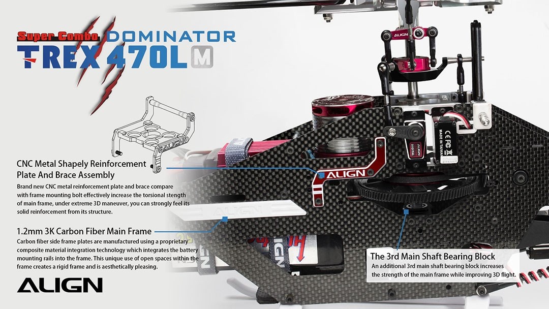 Align T-Rex 470LM Dominator 6S Super Combo