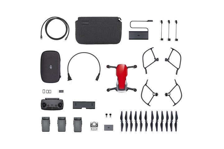 DJI Mavic Air - Fly More Combo - Flame Red