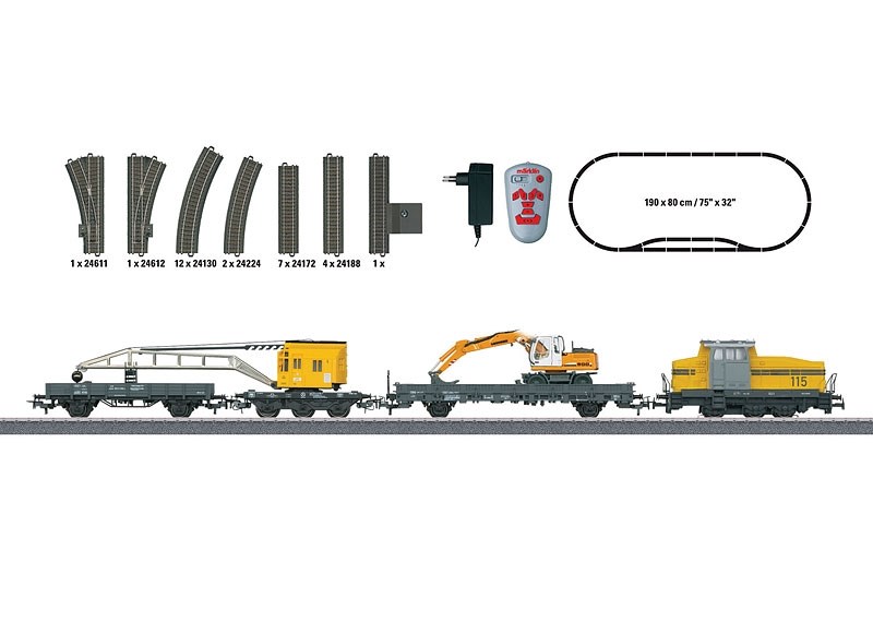 M�rklin Digitalt startsett - Byggeplass
